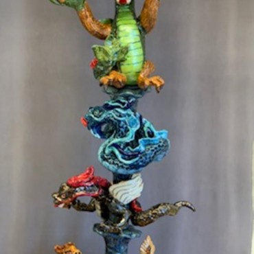 Dragon Totem Pole